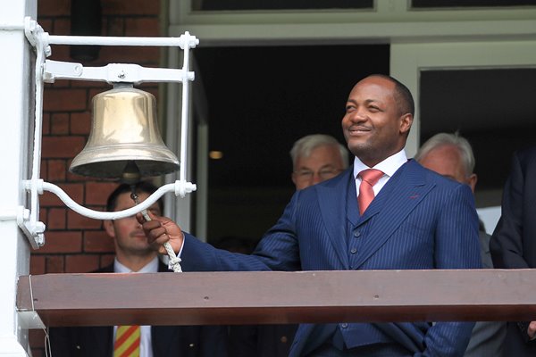 Brian Lara West Indies rings Lord's bell 2012