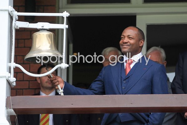 Brian Lara West Indies rings Lord's bell 2012