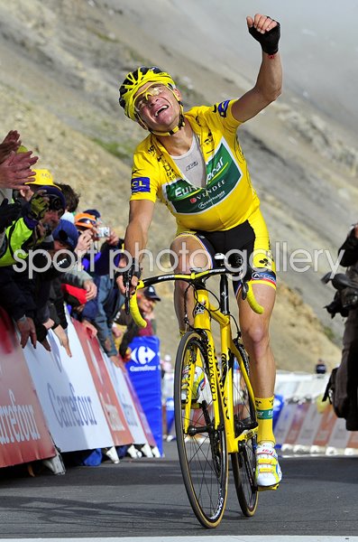 Thomas Voeckler Yellow Jersey Tour de France Stage 18 2011