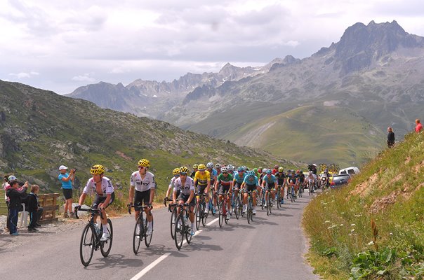 Team Sky lead on Stage 17 Serre ChevalierTour de France 2017  