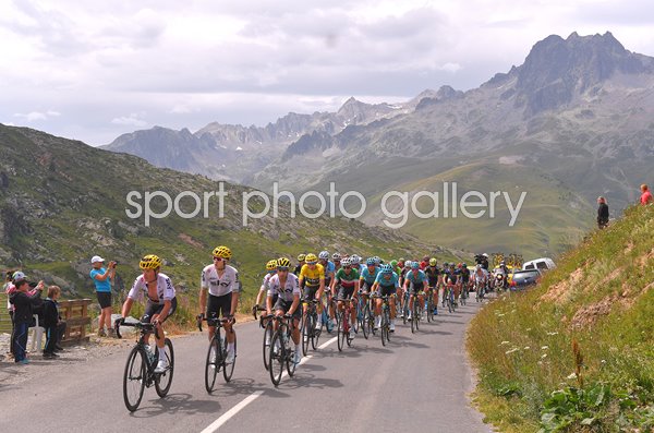 Team Sky lead on Stage 17 Serre ChevalierTour de France 2017  