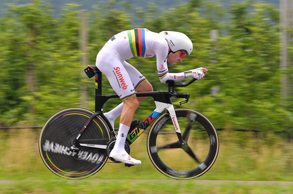 Tom Dumoulin Netherlands Time Trial Stage 16 Giro 2018