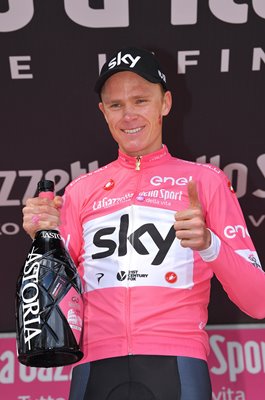 Chris Froome Great Britain Pink Jersey Giro Stage 19 2018