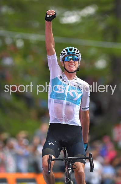Chris Froome Sky Tour of Italy Stage 19 Winner 2018