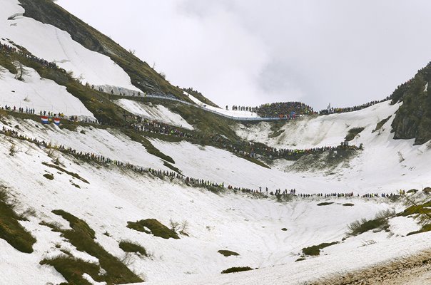 Colle Delle Finestre (2178m) Tour of Italy 2018 Stage 19