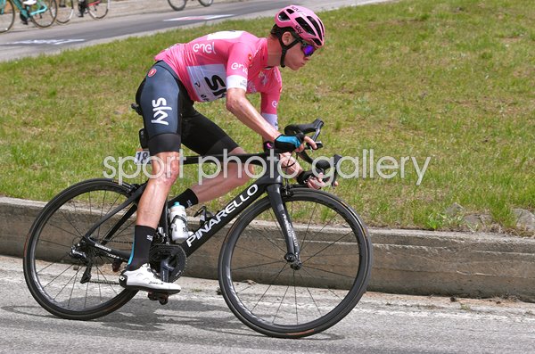 Chris Froome Pink Jersey Stage 20 Giro 2018