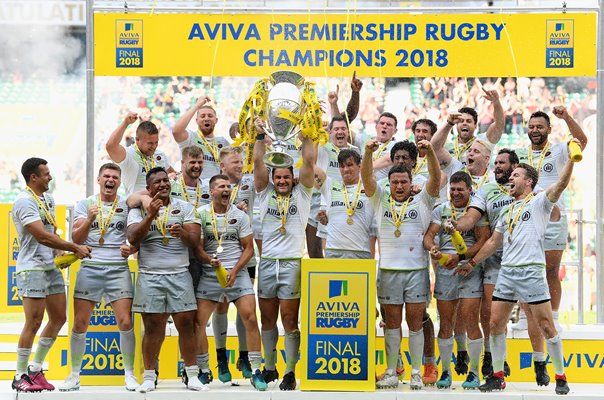 Saracens Aviva Premiership Champions Twickenham 2018