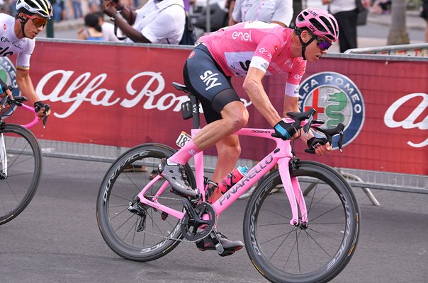 Chris Froome Pink Bike Stage 21 Rome Giro 2018