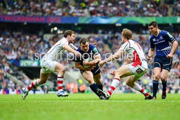 Cian Healy scores Leinster Heineken Cup Final 2012