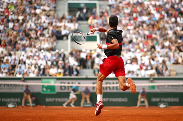 Novak Djokovic v Marco Cecchinato French Open 2018