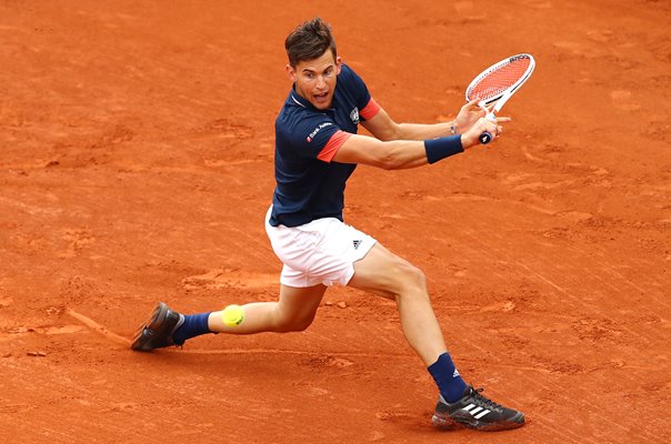 Dominic Thiem Austria backhand French Open 2018