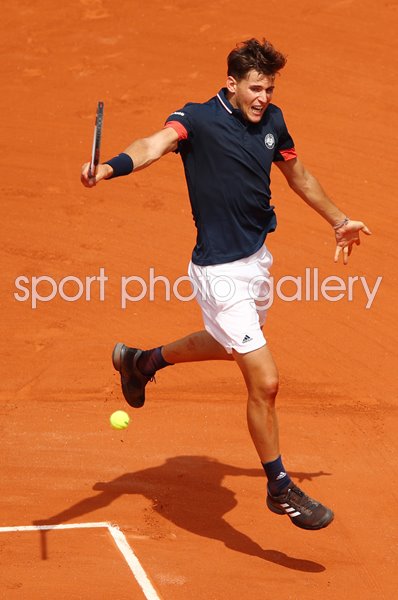 Dominic Thiem Austria backhand 2018 French Open