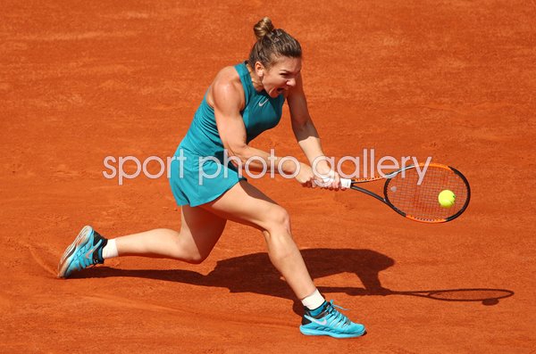 Simona Halep Romania Forehand French Open 2018