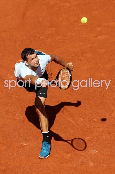 Grigor Dimitrov Bulgaria Forehand 2018 French Open