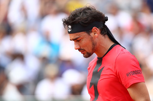 Fabio Fognini Italy French Open Paris 2018