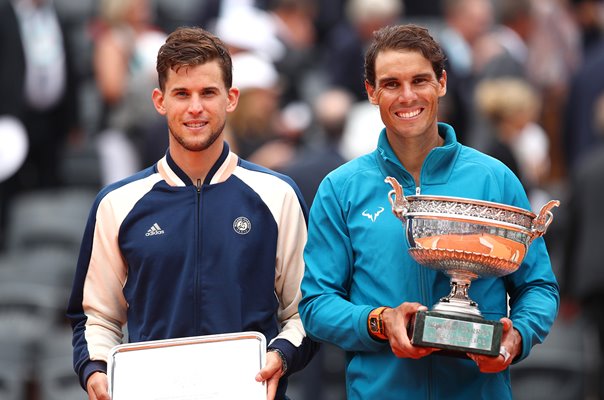 Winner Rafael Nadal Runner Up Dominic Thiem 2018 French Open 