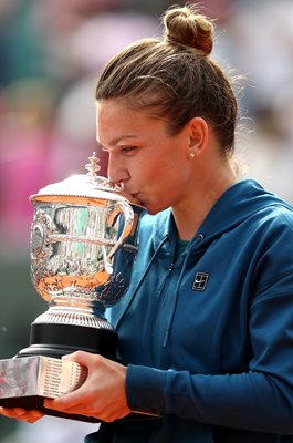 Simona Halep Romania 2018 French Open Champion