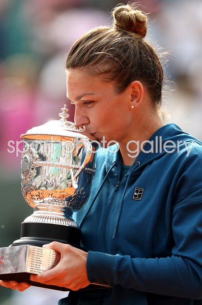 Simona Halep Romania 2018 French Open Champion