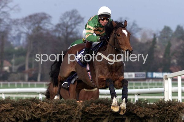 Charlie Swan & Istabraq Europe Champion Hurdle Leopardstown 2001
