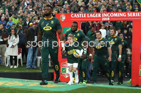 Siya Kolisi South Africa Captain v England Ellis Park 2018