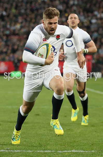 Elliot Daly England scores v South Africa Ellis Park 2018