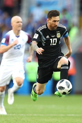 Lionel Messi Argentina v Iceland World Cup 2018