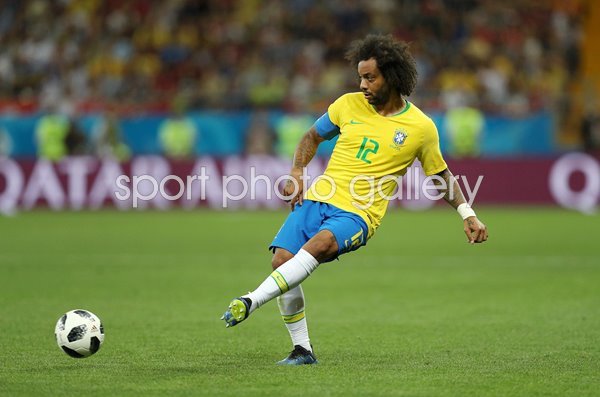 Marcelo Brazil v Switzerland World Cup Football 2018