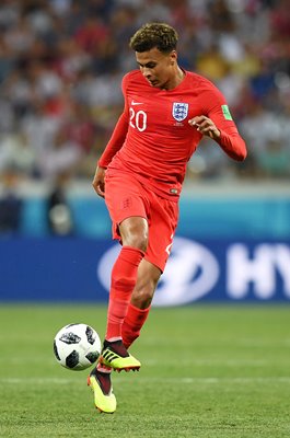 Dele Alli England v Tunisia World Cup Volgograd 2018