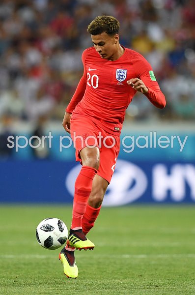 Dele Alli England v Tunisia World Cup Volgograd 2018