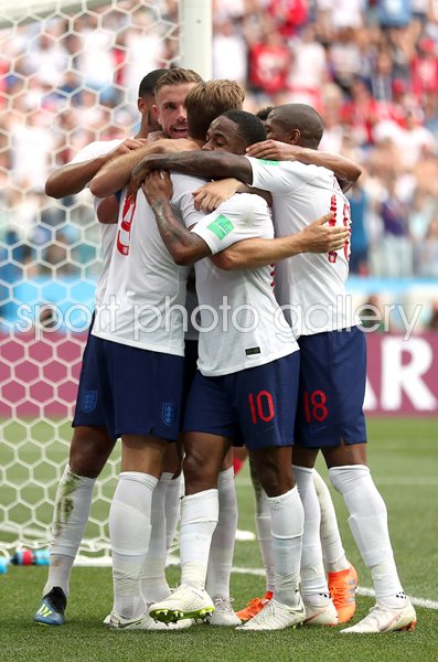 England celebrate v Panama Group G World Cup 2018