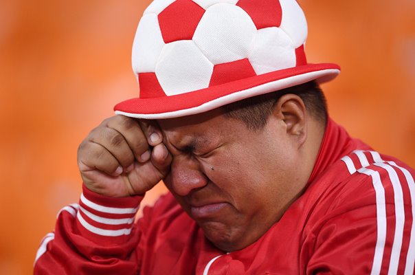 Peru fan v France Group C World Cup 2018