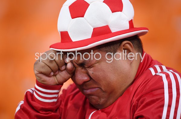 Peru fan v France Group C World Cup 2018