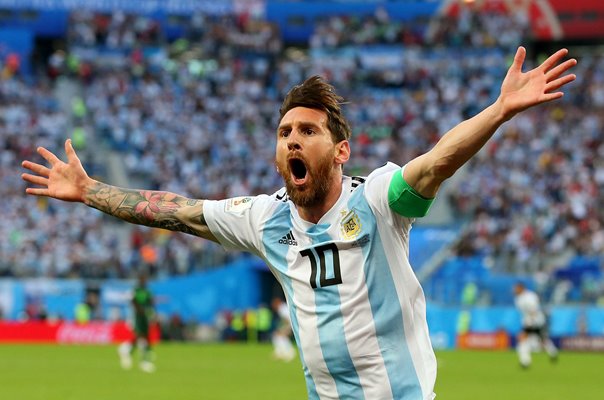Lionel Messi Argentina goal v Nigeria World Cup 2018