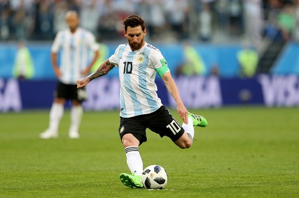 Lionel Messi Argentina v Nigeria World Cup 2018