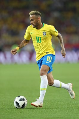 Neymar Brazil Jr action v Serbia Group E World Cup 2018