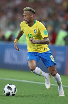 Neymar Brazil action v Serbia Group E World Cup 2018