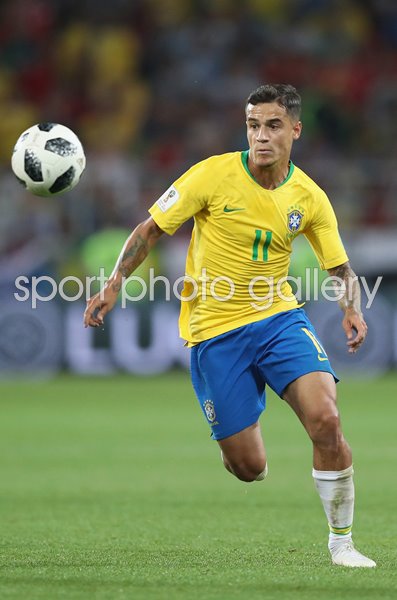 Philippe Coutinho Brazil v Serbia Group E World Cup 2018