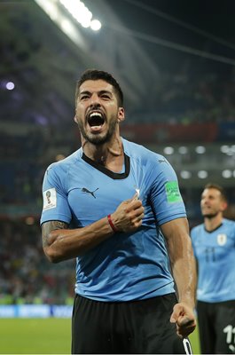 Luis Suarez Uruguay v Portugal Last 16 World Cup  