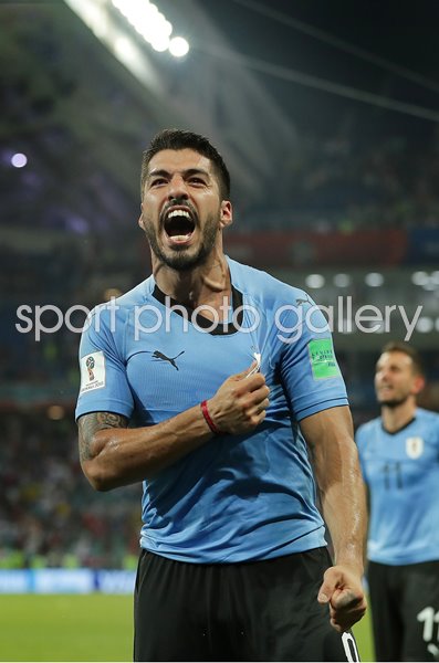 Luis Suarez Uruguay v Portugal Last 16 World Cup  