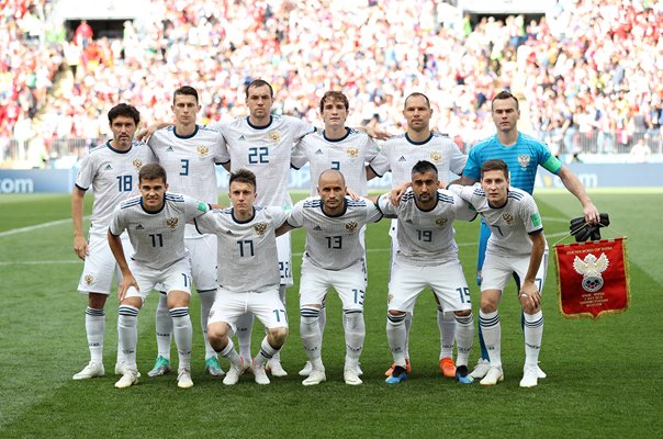 Russia team v Spain Last 16 World Cup 2018