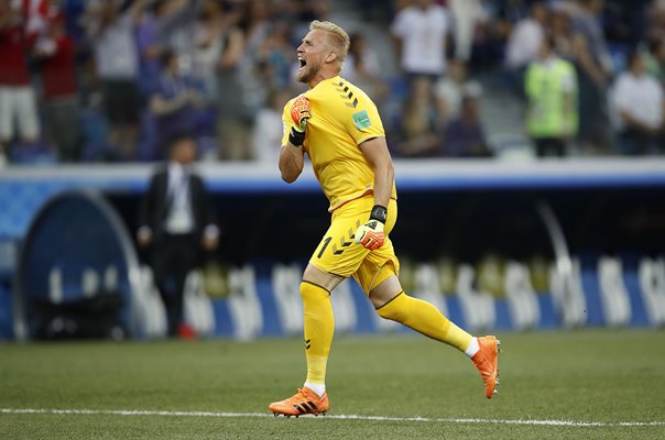 Kasper Schmeichel Denmark v Croatia World Cup 2018