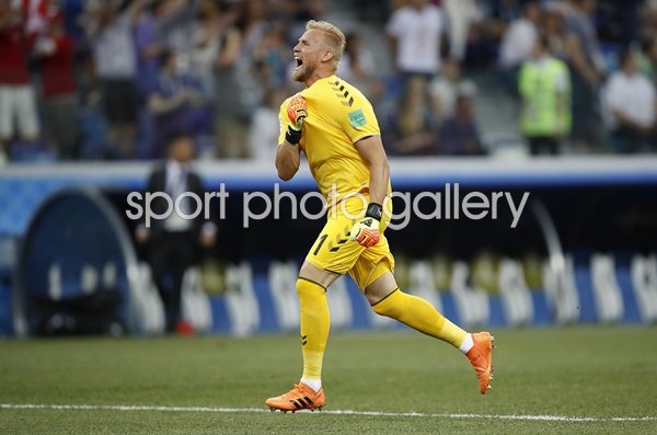 Kasper Schmeichel Denmark v Croatia World Cup 2018