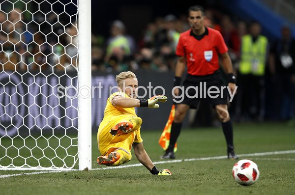 Kasper Schmeichel Denmark v Croatia Last 16 World Cup 2018