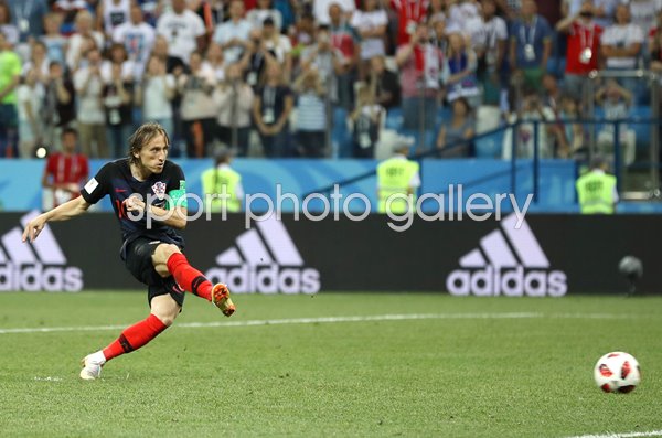 Luka Modric Croatia v Denmark Last 16 World Cup 2018