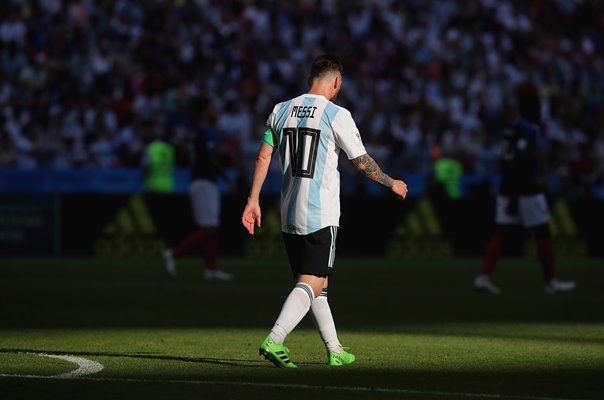 Lionel Messi Argentina v France Last 16 World Cup 2018