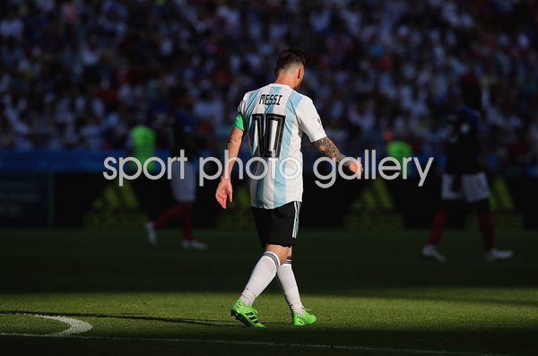 Lionel Messi Argentina v France Last 16 World Cup 2018