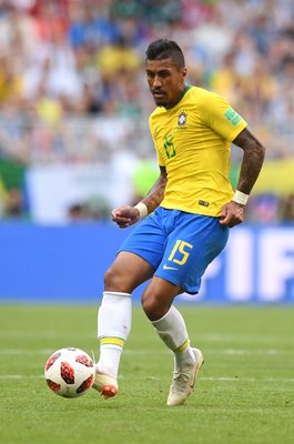 Paulinho Brazil v Mexico Last 16 World Cup 2018