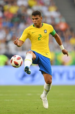 Thiago Silva Brazil v Mexico Last 16 World Cup 2018