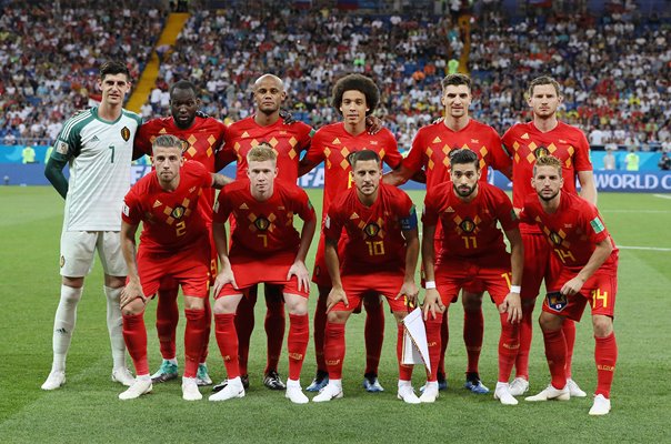 Belgium team v Japan Last 16 World Cup 2018