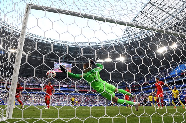 Jordan Pickford England v Sweden Samara World Cup 2018